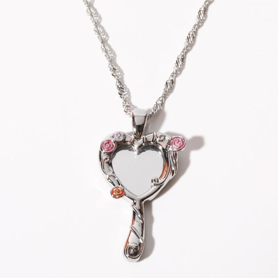 

Barbie Dopamine Mirror Necklace Drip Oil Photo Frame Necklace Cute Girly Style Valentine S Day