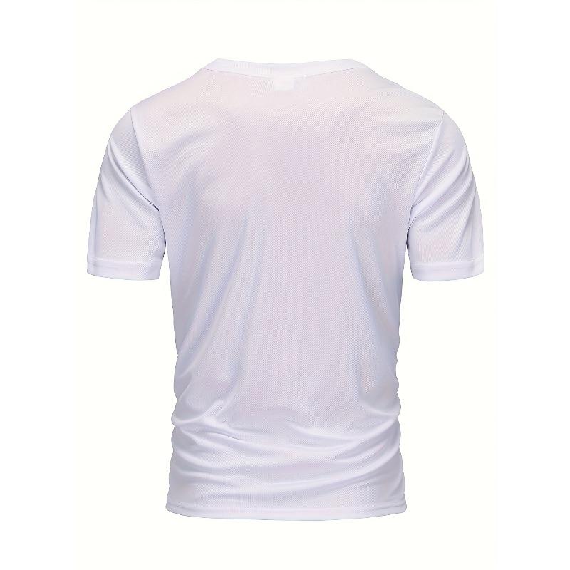 European Sizes Men's Camping Bear & Campfire Graphic T-Shirt -Breathable Summer Tee
