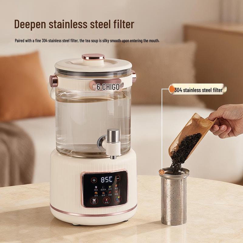 Zhigao Multi-functional Stewing & Cooking Tea Kettle - Large Capacity Household Flower Teapot