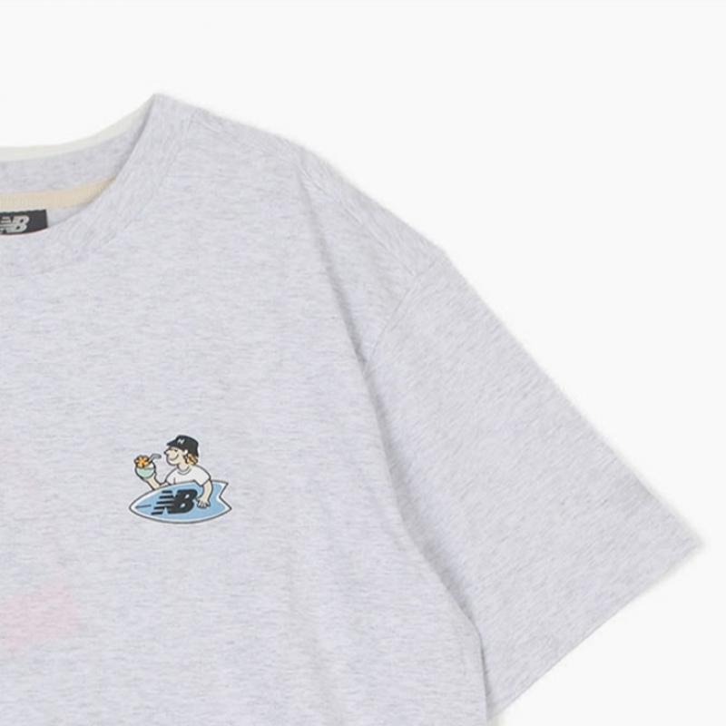 New Balance Tee Lqj Nbnefco243 16 Uni Nb Boy Board Shop Short Sleeve Tee  S