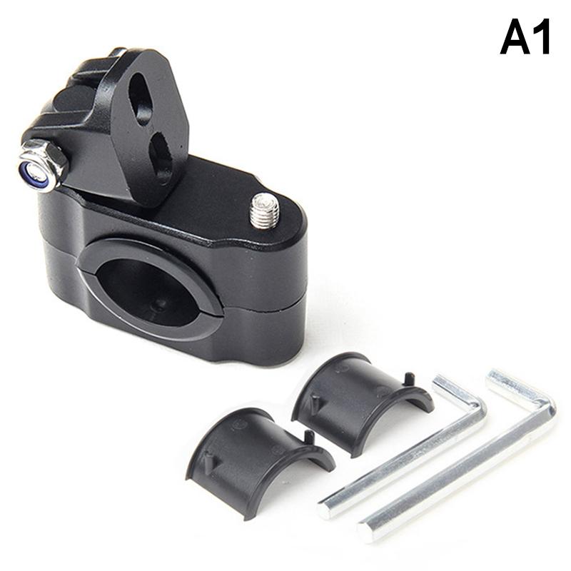 Universal Adjustable Motorcycle Headlight LED Spotlight Bracket Aluminum Mount Holder for Offroad Adventure Riding