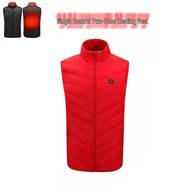 Men's USB-Charged Multi-Zone Intelligent Heating Vest - Constant Temperature