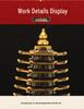 Wenchang Pagoda Resin Figurine: Thirteen-story Ornament for Living Room, Office, or Study Desk