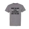 Funny T Shirt Sadly I Do My Best Proofreading After Hit Sned