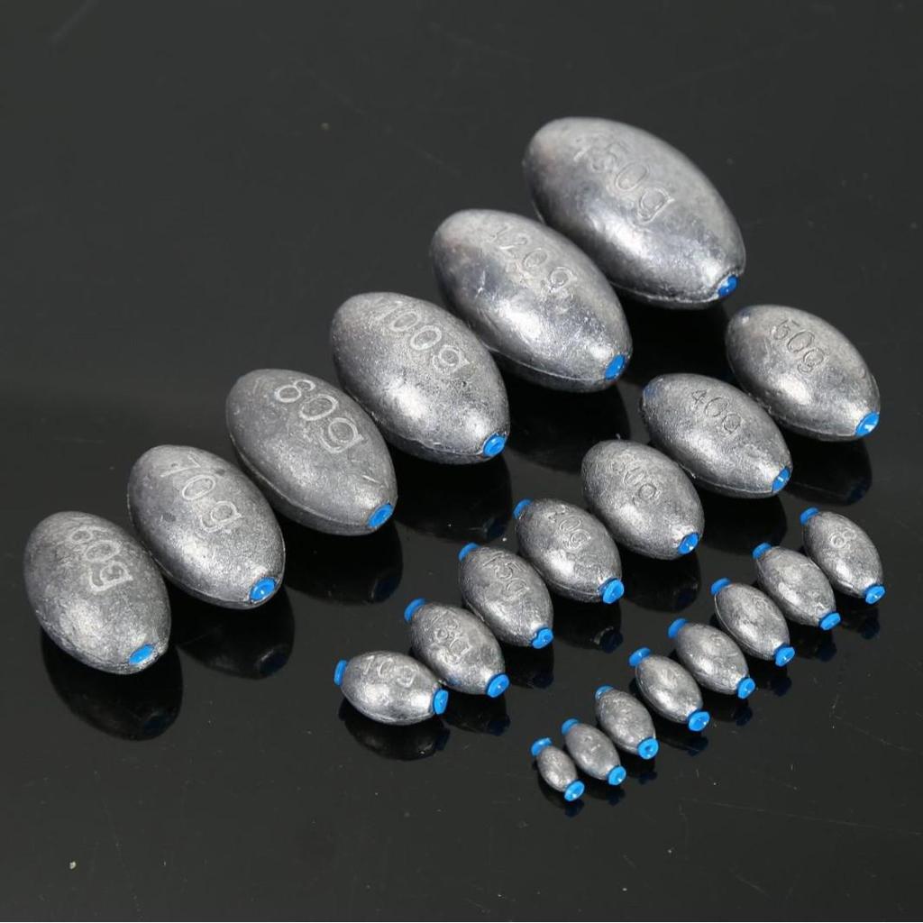 Outdoor Fishing Lead Sinker: Hollow Plastic Core, Line-Safe, Electrolytic Scale Lead Tackle Accessories.