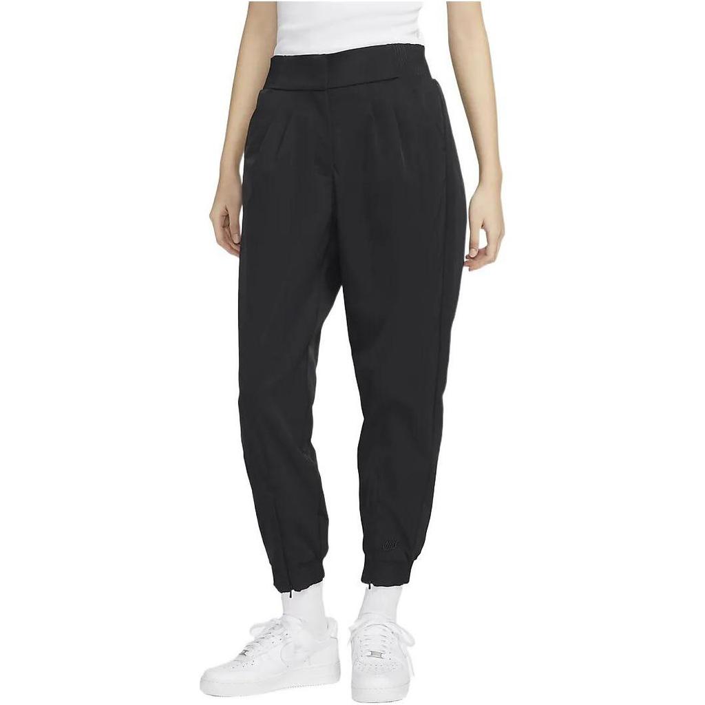 New Nike Dri Fit Knitted Sweatpants Women's Black DV8237-010