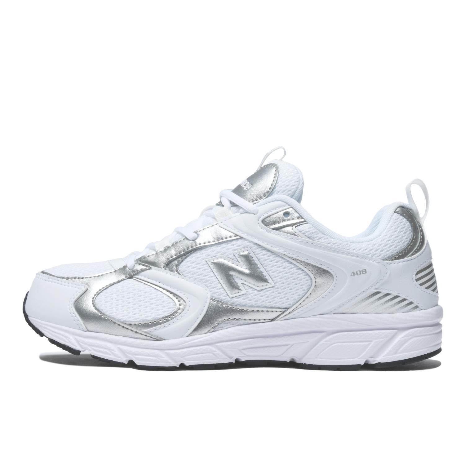 

New Balance 408 White Silver 37