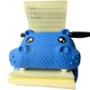 Cartoon Style Desktop Storage Box Hippo Shaped Desktop Storage Organizer  Office Use