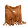 Tassel Shoulder Bag Women's Tote Bag Vintage Large Capacity Crossbody Bag