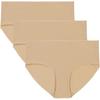 Essentials Str Solid Comfortable Skin-Friendly Underwear 3-Pack Women Underwear Beige 1383910-500