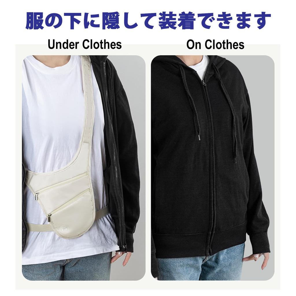 concealable security pouch for international perfect for and and Slim, lightweight, travel, passports, travel, valuables. Waterproof, sweatproof,