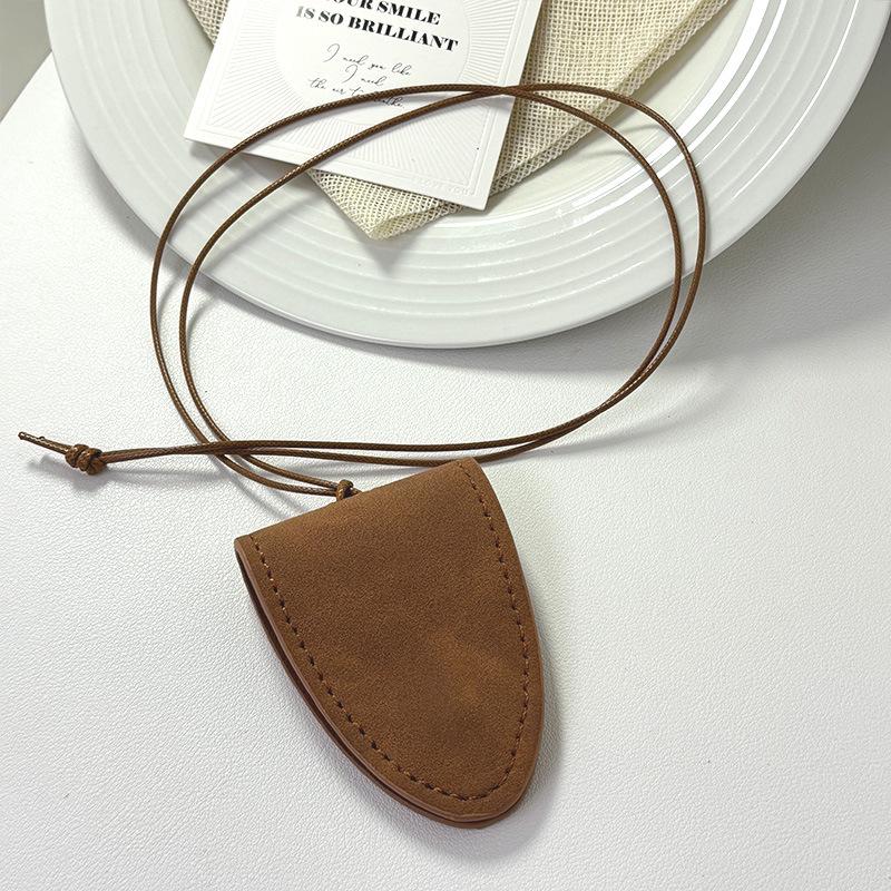 

Магнитный замшевый клип для очков, ожерелье-шнурок для солнцезащитных очков коричневый