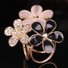 1 STK Mode Blumen Brosche Schal Schnalle Bouquet Kristall Strass Schalclips für Damen Schmuck