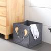 Square Design Storage Bin Pet Toy Snack Organizer Bathroom Laundry Felt Basket Multi Purpose Household Container Organization