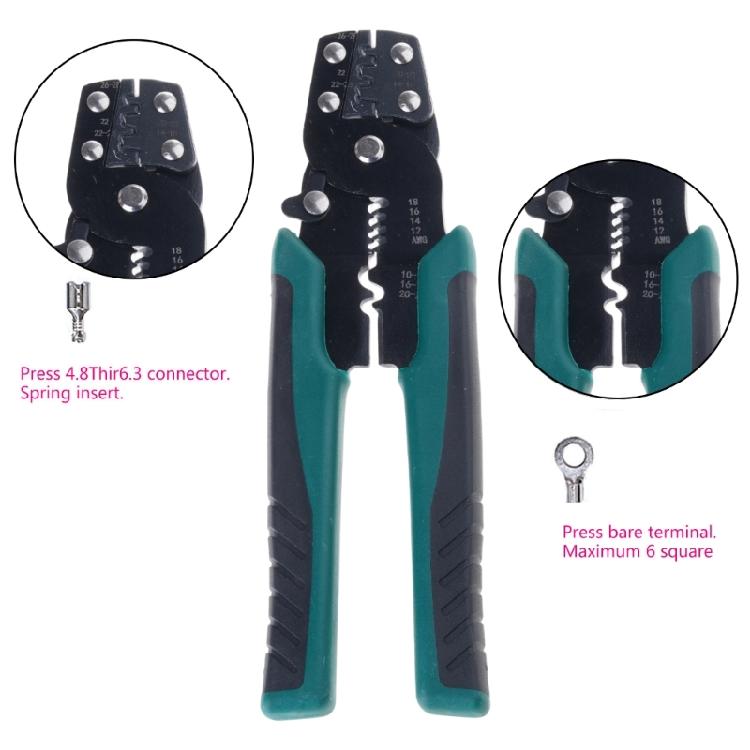 Crimping Pliers with 320Pcs RNB-/SNB- Electrical Connectors Wire Terminals Kit