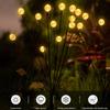 Crystal Ball Lawn Atmosphere Light Waterproof Solar Decorative Pathway Landscape Lights Easy Installation Swing for Home Garden
