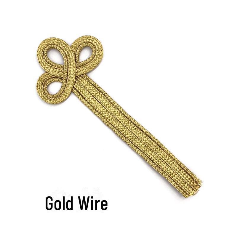 Handcrafted Gold & Silver Long-Handle Three-Leaf British-Style Double-Breasted Button for Performance Clothing Customization