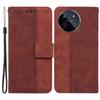 For Realme 11 4G (159.9x73.3x7.95mm) Leather Case Geometry Pattern Phone Wallet