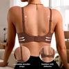 Seamless Wireless Bra for Women Comfort Push Up Bralette with Adjustable Straps Breathable Everyday Underwear for All-Day Support