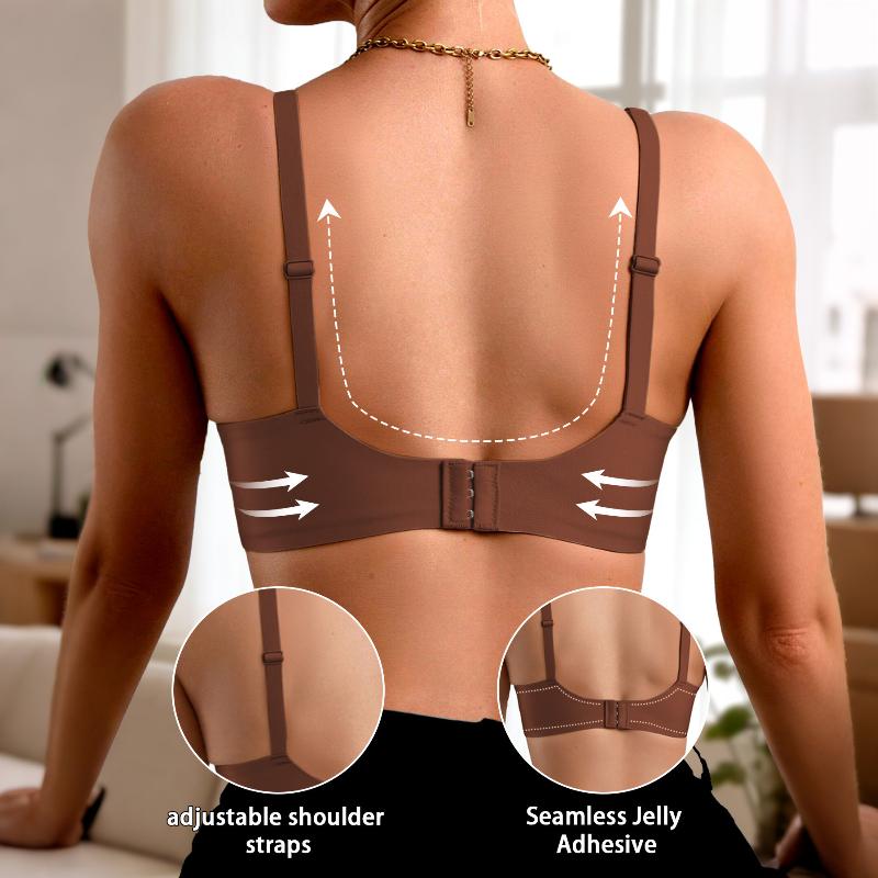 Seamless Wireless Bra for Women Comfort Push Up Bralette with Adjustable Straps Breathable Everyday Underwear for All-Day Support