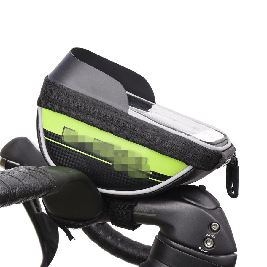 Universal Motorcycle Bike Handlebar Holder Mount Waterproof Bag Case for Mobile Phone GPS With Reserved Charging Port