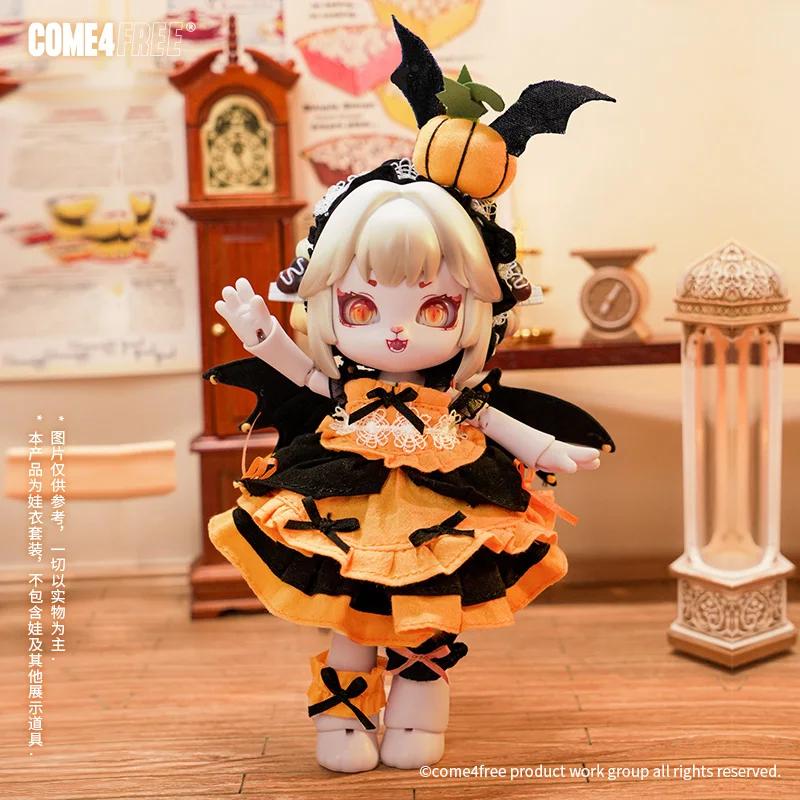 COME4FREE Daily Series 12 Bjd Doll Clothes OB11 Doll Girls Diy Skirt Toys Cute Action Figure Accessories Cartoon Decor Gifts