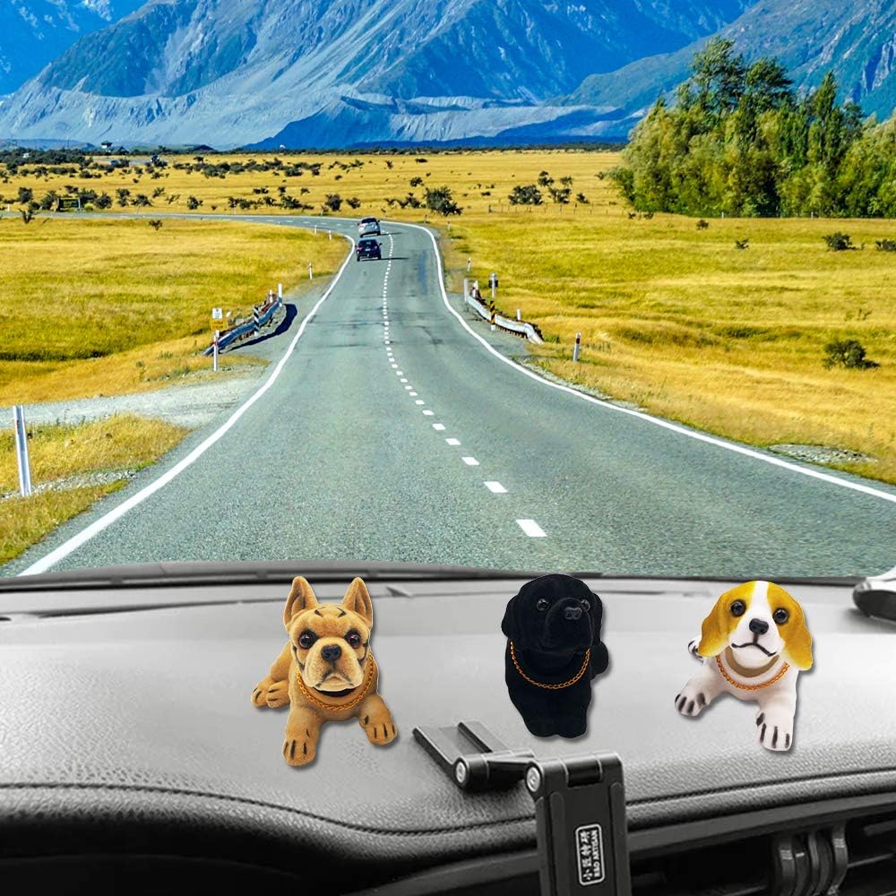 

Bobble Head Labrador, Car Decoration Nodding Dog Ornaments High Emulation Creative Dashboard Crafts Dog Lover Gift for Car, Vehicle, Desk, Tabletop,