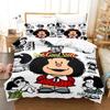 Cute Girl Mafalda Bedding Set Duvet Cover Full Queen King Size Pillowcase Bed Printed Bed Set For Aldult Kid Bedroom Single Twin
