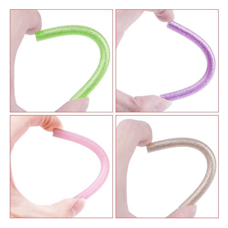 10Pcs Colorful Hot Melt Glue Sticks For Electric Glue Gun Craft 7mm Adhesive Glitter Wax Stick Home Craft DIY Repair Tool