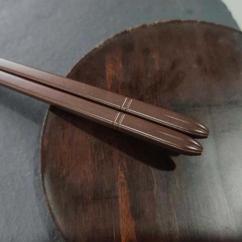 Pauzinhos de liga - antiderrapantes, resistentes a mofo e ao calor, estilo japonês e coreano para uso doméstico/hoteleiro