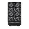 Aroma Diffuser Scent Ultrasonic Air Humidifier Iron Art Hollow Lotus Flower Pattern 2025 New Home Decorations with LED Lights