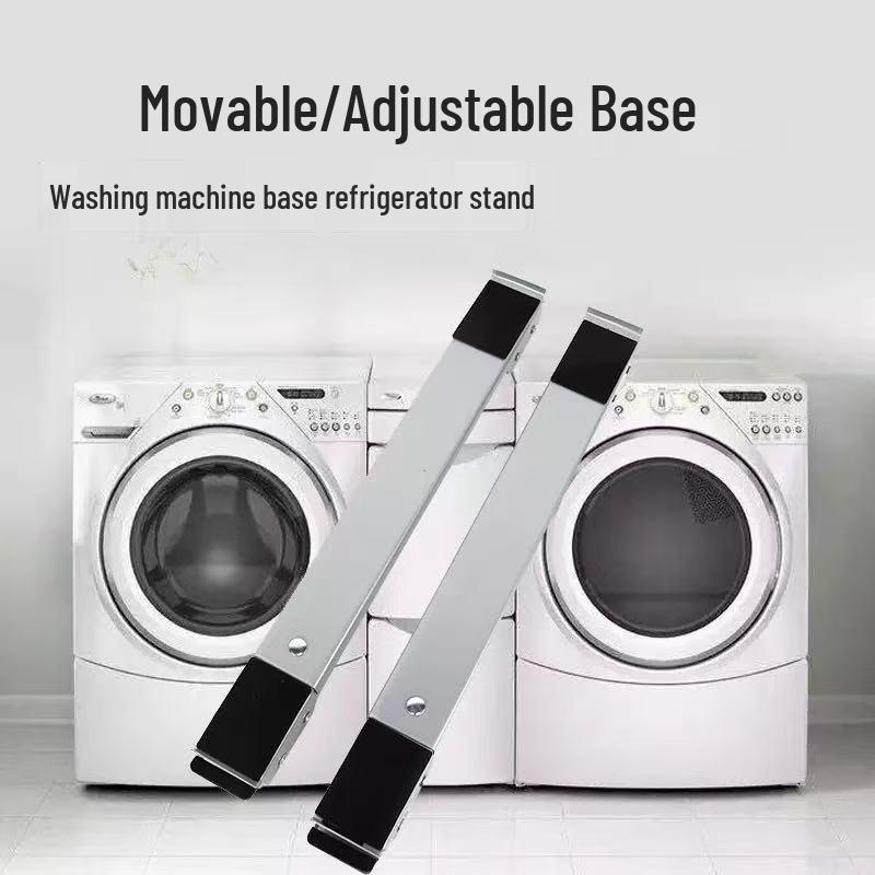 Universal Adjustable Appliance Base with Wheels (Washing Machine, Refrigerator, Coffee Table)
