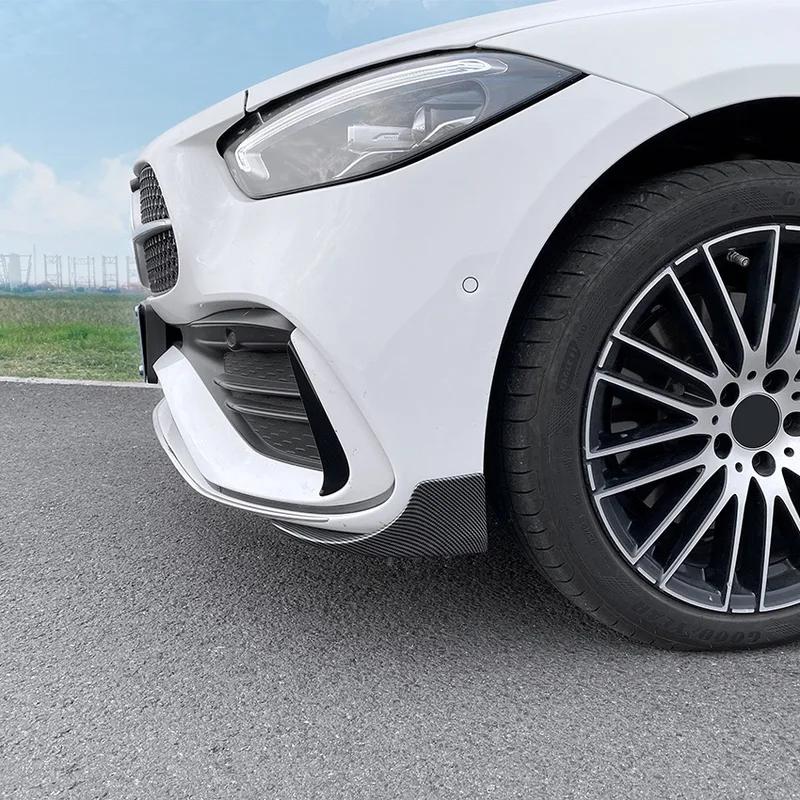Front Bumper Lip Spoiler Splitters Diffuser For Mercedes-Benz C-Class W206  C200 C260 C43