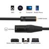 dyhngnfc XLR Conversion Cable, 3.5mm Female to XLR Canon Male, Speaker/Mixer/Microphone Cable, Audio Extension Cable (0.5M)