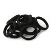 Solid Colors Seamless No Crease 4cm Hair Tie Elastic Nylon Ponytail Holders Fabric Hair Ropes Accessories for Toddlers Women