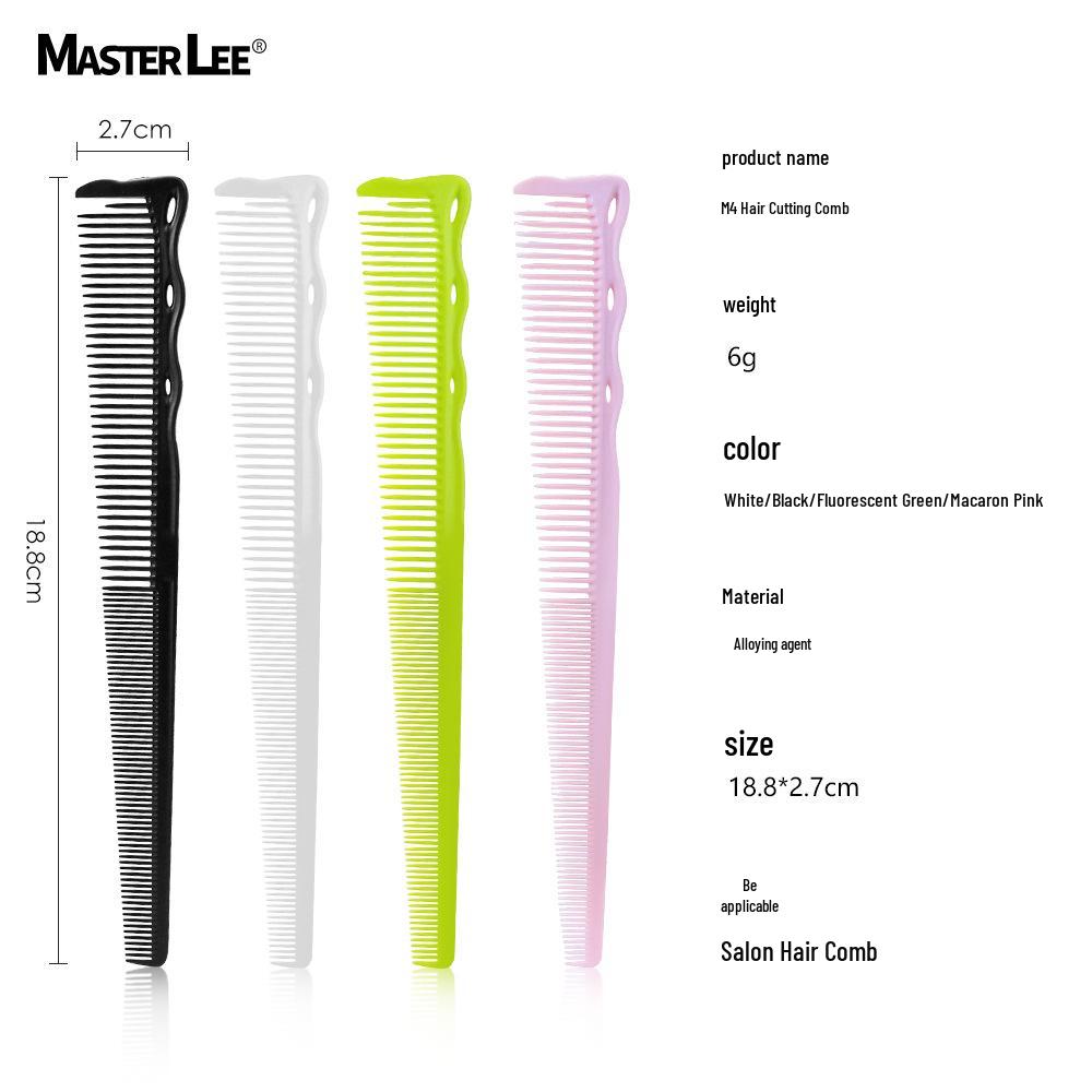 Professional Hairdressing Double-Sided Comb with Dense Teeth - Plastic Haircutting Comb for Salon Use
