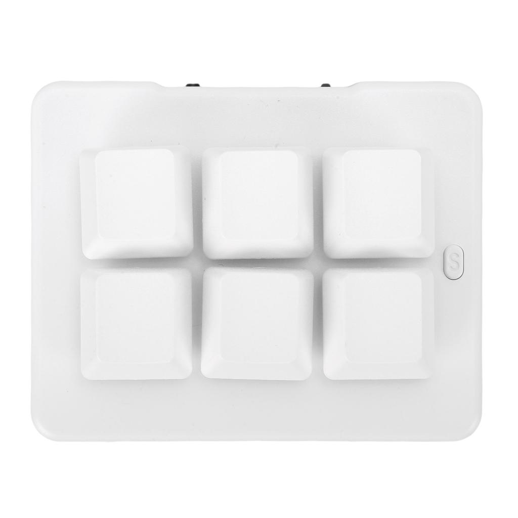 USB Wired 6 Key Keyboard Customize Macro Programmable 6 Key Mechanical Keypad for PC Video Game