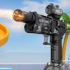 1PC Summer Fully Automatic Electric Water Gun with Light Rechargeable Continuous Firing Party Game Kids Space Splashing Toy Boy Gift