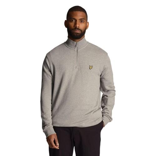 Lyle & Scott Mens Loopback Quarter Zip Sweatshirt