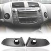 Rav4 Central Dashboard Cover Strip Trim for Toyota RAV4 Base Limited EV Sport 2006 2007 2008 2009 2010 2011 2012 Center Instrument Cluster Finish
