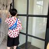 Blocking Fashionable Color Design Letter Printed Children Casual Bag Shoulder