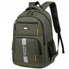 Large Capacity Unisex Oxford Backpack With Breathable Design Laptop Compartment