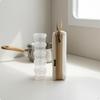 5 Pieces Travel Condiment Kit Portable Bottle Set Compact Transparent PET Jars White