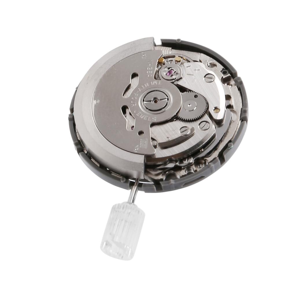 ABIY-Für SEIKO Japan NH35A Mechanisches Uhrwerk 24 Steine NH35 Automatischer Mechanismus 3 Uhr Schwarz