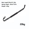 20kg Heavy Duty Power Bar Wrist Arm Forearm Chest Exerciser Spring Strength Training Equipment Home Gym Fitness Workout Tool
