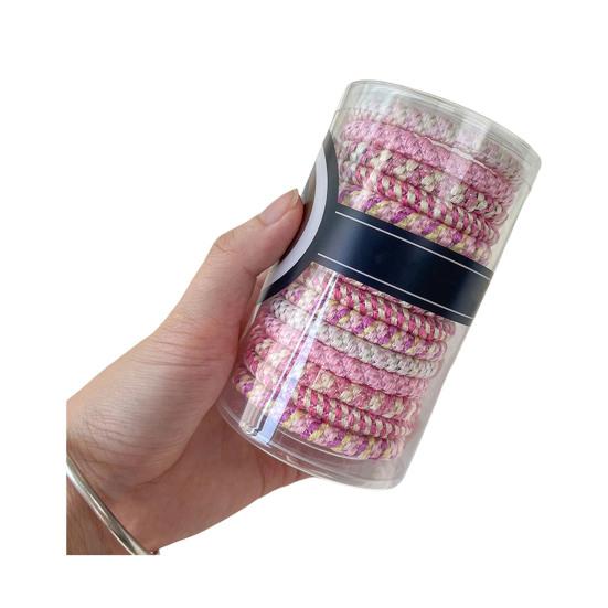 Hair Band 15Pcs High Elasticity Ropes, Thick Rubber Bands, Super Grip Non-deforming Rope No Slip Ties, Tangle Accessories for Running Climbing