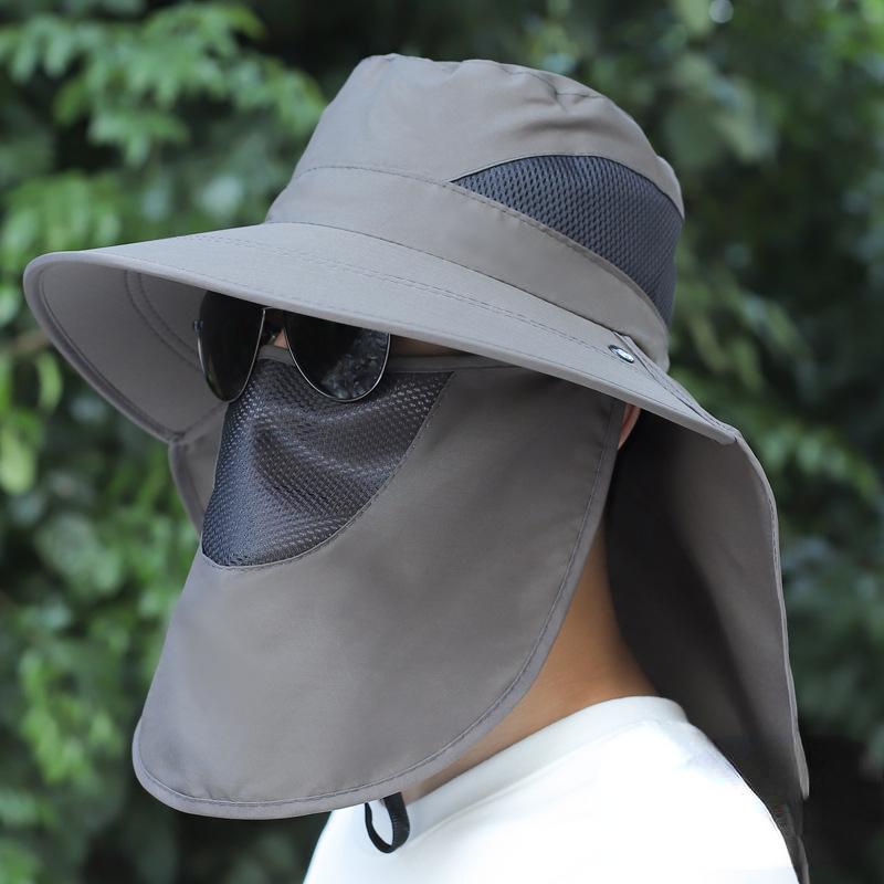 Wide-brimmed Sunhat Sunshade Fishing Hat Mountaineering Jungle  Visor Sunblock Sunhat Sunshade Hat