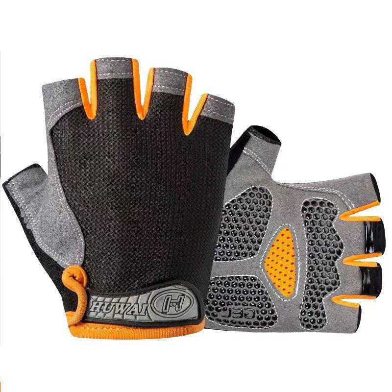 Summer Bicycle Cycling Gloves for Men and Women Sun Protection Mesh Breathable and Quick Drying Fitness Cycling Anti Slip Fishing