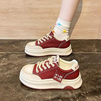 Thick-soled Feet, Small Board Shoes, Women's Versatile Little White Shoes, Casual Sports Shoes