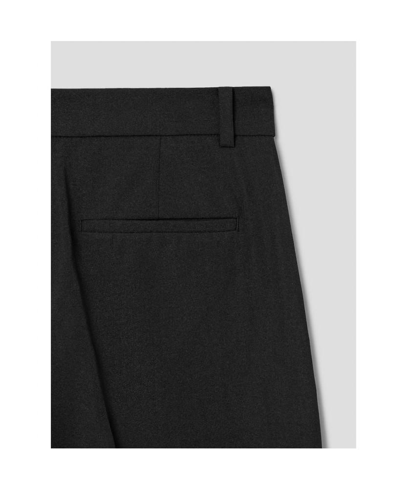 8SECONDS July Daily Straight Slacks (Basic) Black